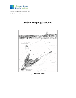 At-Sea Sampling Manual (Demersal, Pelagic, Setnet