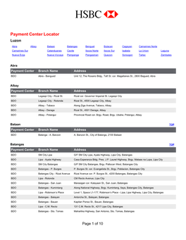 Payment Center Locator