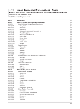 4.16 Human–Environment Interactions – Taste Kunisuke Izawa, Yusuke Amino, Masanori Kohmura, Yoichi Ueda, and Motonaka Kuroda, Ajinomoto Co., Inc., Kawasaki, Japan