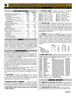 Quickly Game Flow Notes Individual Liner Notes