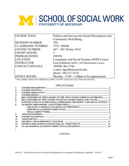 Course Title