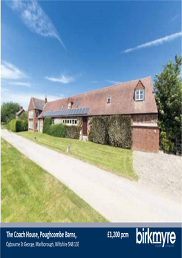 The Coach House, Poughcombe Barns, £1,200