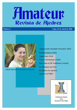 Amateur Revista De Ajedrez