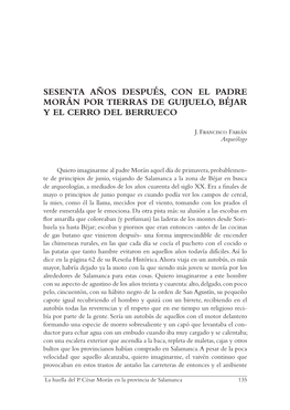 Sesenta Años Después, Con El Padre Morán Por Tierras De