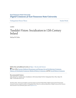 Tundale's Vision: Socialization in 12Th Century Ireland