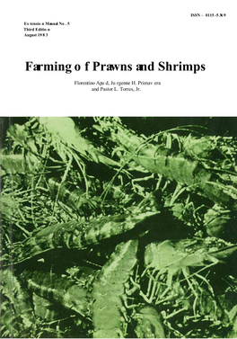 Farming of Prawns and Shrimps