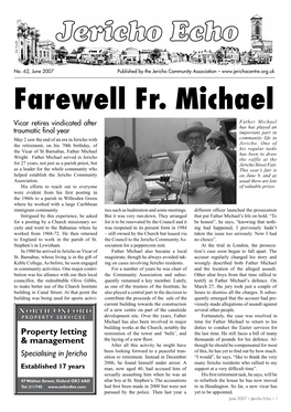 Farewell Fr. Michael