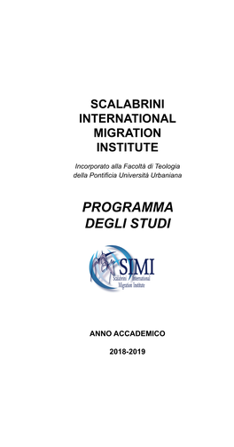 Programma Degli Studi