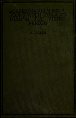 Scandinavian Relations with Ireland During the Viking Period