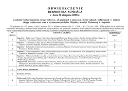 Obwieszczenie O Okręgach