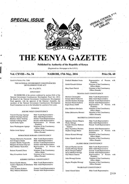 Thekenya Gazette