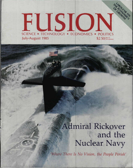 Admiral Rickover and the Nuclear Navy