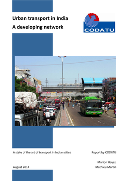 Overview on Urban Transport in India