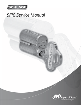 SFIC Service Manual Table of Contents