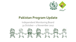 Pakistan Update to The