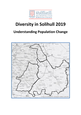 Diversity in Solihull Understanding Population Change