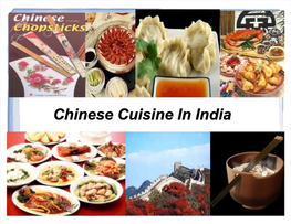 Chinese Cuisine in India