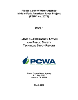 Final LAND 3 – Technical Study Report