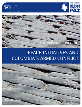 Iniciati Peace Initiatives and Colombia´S Armed Conflict