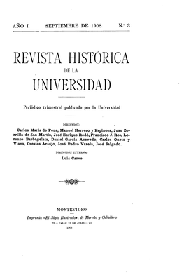 Revista Histórica Universidad