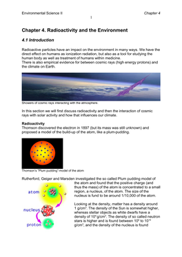 Chapter 4. Radioactivity and the Environment