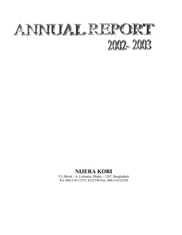 Annual Report 2002-2003