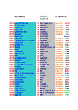 Lista Liqudación