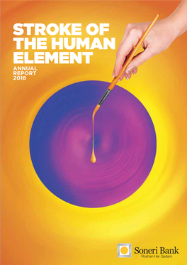 ANNUAL REPORT 2018 We at Soneri Bank Believe That Human Lives Are More Than Just a Set of Numbers, They Are an Amalgamation of Dreams, Desires and Struggles