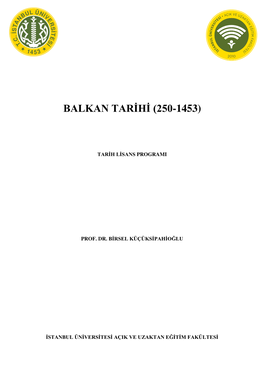 Balkan Tarihi (250-1453)