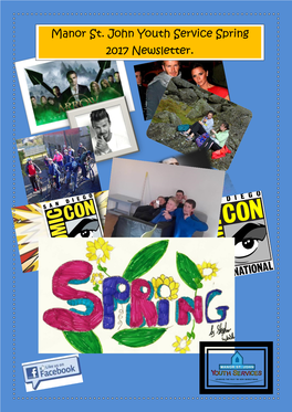 Manor St. John Youth Service Spring 2017 Newsletter