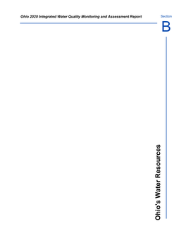 Section B: Ohio's Water Resources