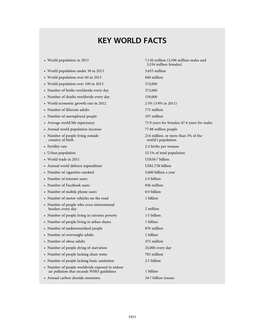 Key World Facts