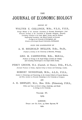 Journal of Economic Biology