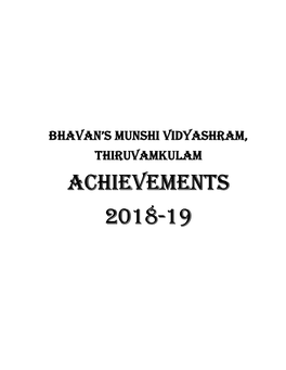 Achievements 2018-19