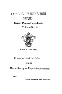 Barnala District , Vol No-2 , Punjab