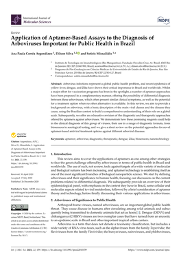 Application of Aptamer-Based Assays to the Diagnosis of Arboviruses Important for Public Health in Brazil