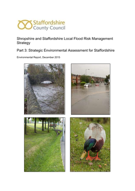 Shropshire and Staffordshire Local Flood Risk Management Strategy