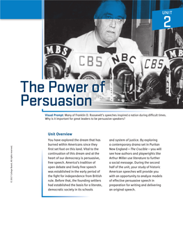 The Power of Persuasion