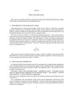 Thermodynamics, Wiley, 1960) Which Is More Lucid Than Most Thermodynamic Texts