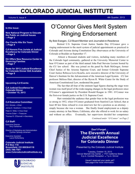 4Th Quarter 2013 Newsletter