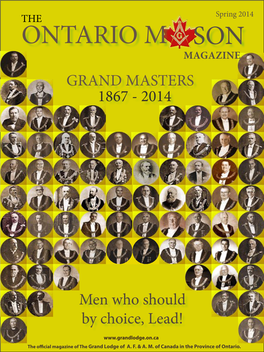 Ontario Mason Magazine 2014 Spring