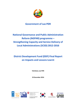 Government of Lao PDR National