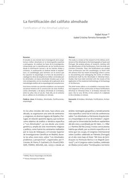 La Fortificación Del Califato Almohade