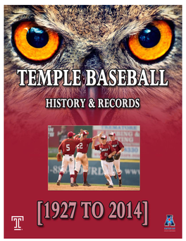 Temple Baseball History & Record 2014 Results