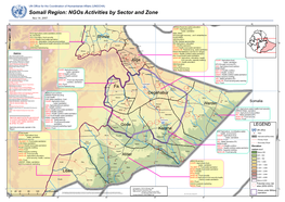 Somali Region: Ngos Activities by Sector and Zone Nov 14, 2007