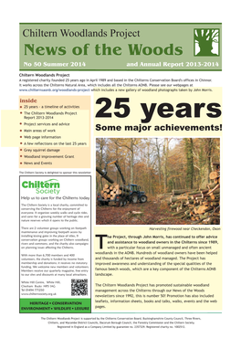 News of the Woods No 50 Summer 2014 and Annual Report 2013-2014