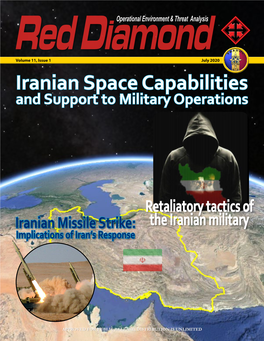 Iranian Space Capabilities and Support to Military Operations
