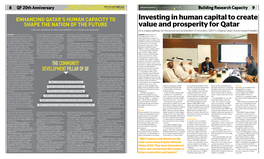 Investing in Human Capital to Create Value and Prosperity for Qatar