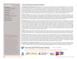 July Southwest Climate Outlook Tweet July 2018 SW Climate Outlook