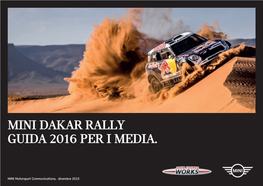 Dakar Rally Guida 2016 Per I Media